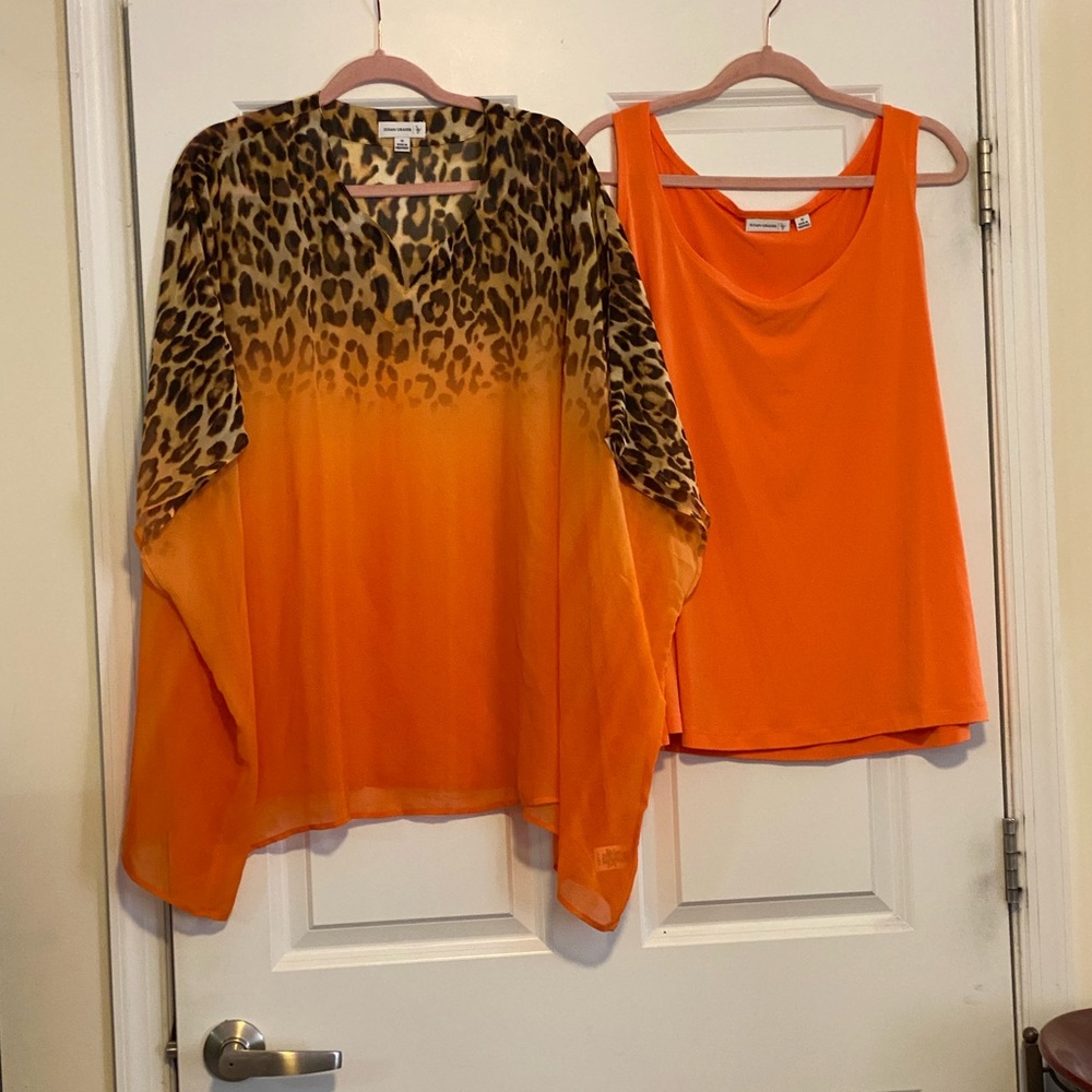 Susan Graver two-piece set.